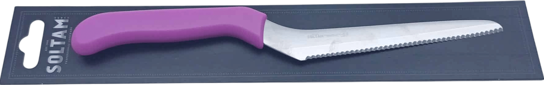 סכין רב שימושית משוננת עם ידית מוגבהת